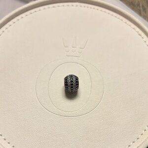 Pandora Black and Silver Sparkle Charm